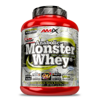 Anabolic Monster Whey® 2200g blueberry shake BOX with Monster Shaker