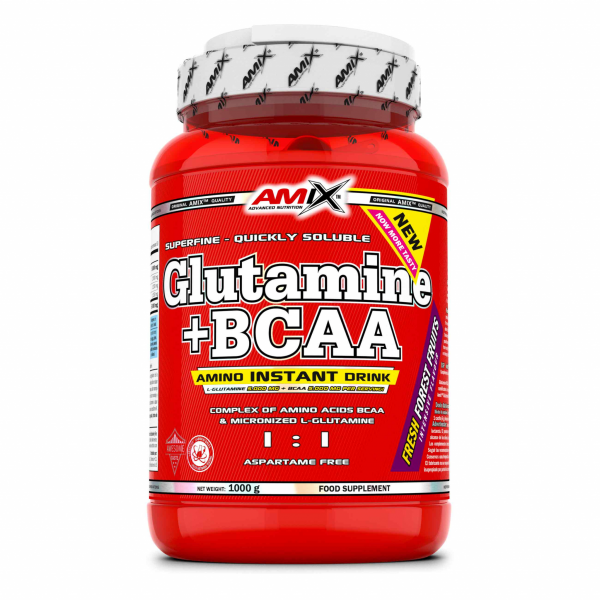 Glutamine + BCAA powder 1000g Forest Fruits