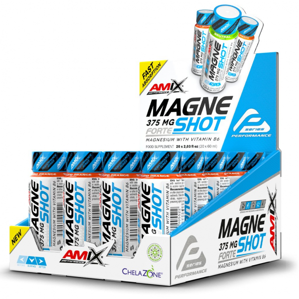 Performance Amix MagneSHOT FORTE 375mg 20x60ml Orange